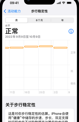 元谋iPhone手机维修如何在iPhone开启'步行稳定性通知'