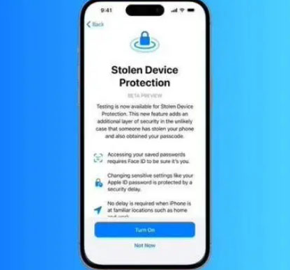 元谋苹果授权维修店分享被盗设备保护功能开启方法 