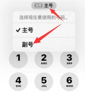 元谋苹果14维修店分享iPhone 14 Pro Max使用副卡打电话的方法 